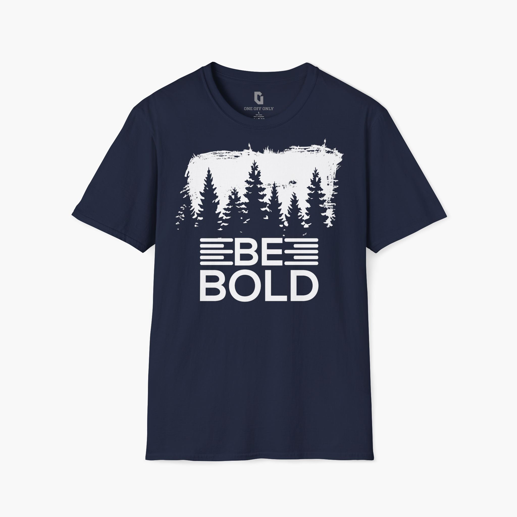 High-quality unisex tee featuring soft, pre-shrunk cotton and a minimalist print