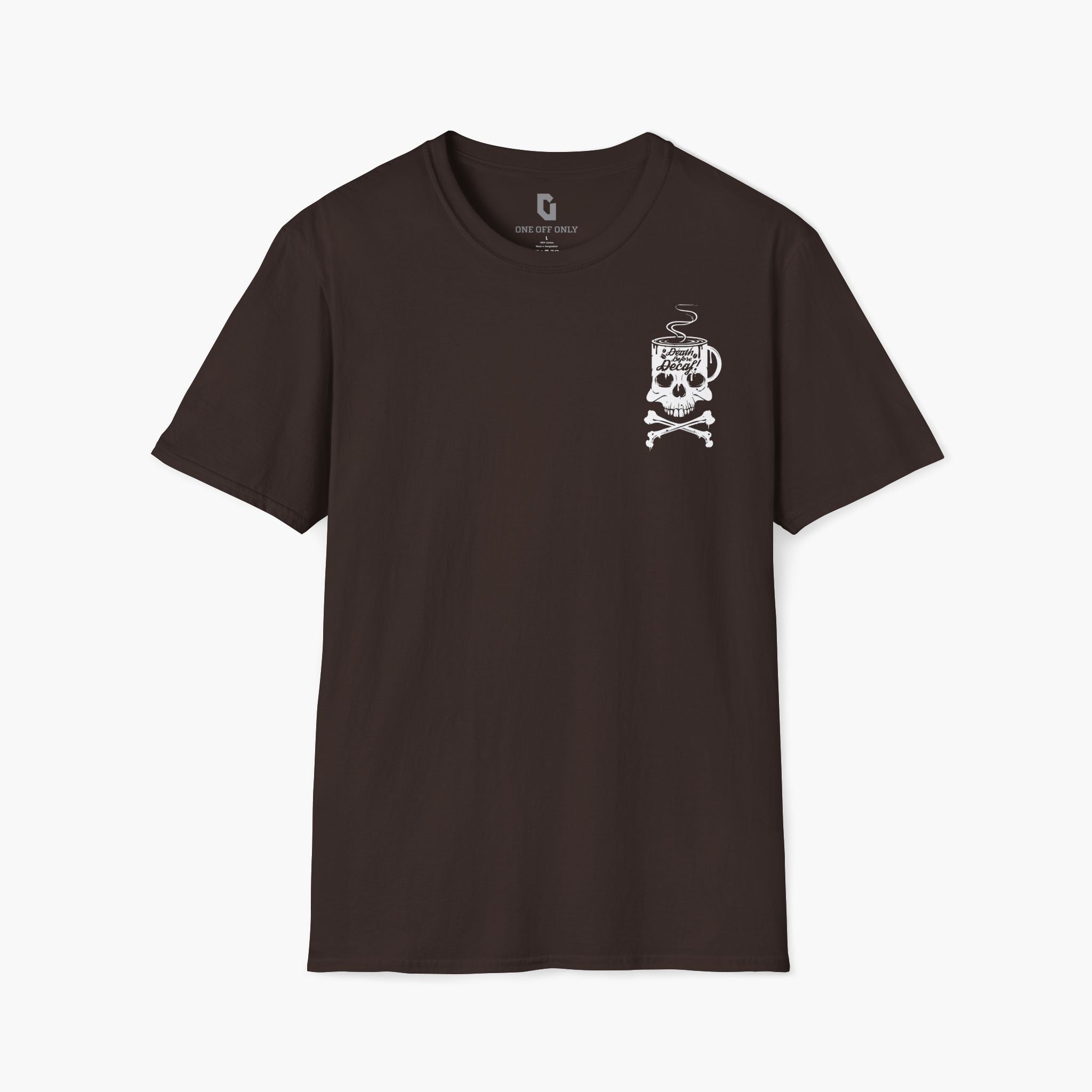 High-quality unisex tee featuring soft, pre-shrunk cotton and a minimalist print