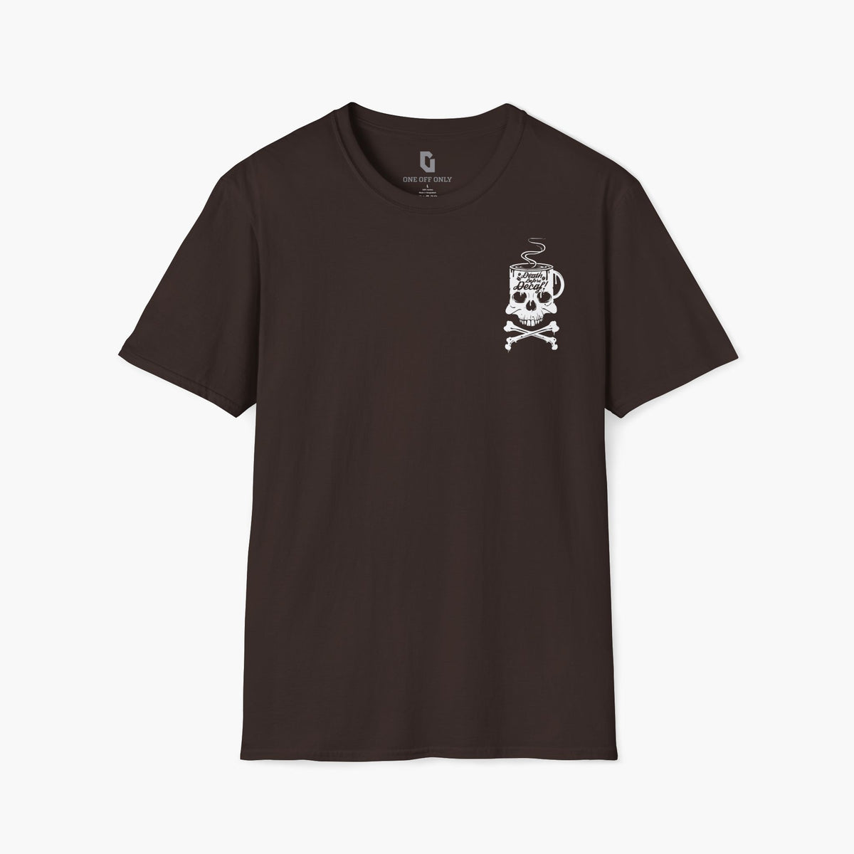 High-quality unisex tee featuring soft, pre-shrunk cotton and a minimalist print