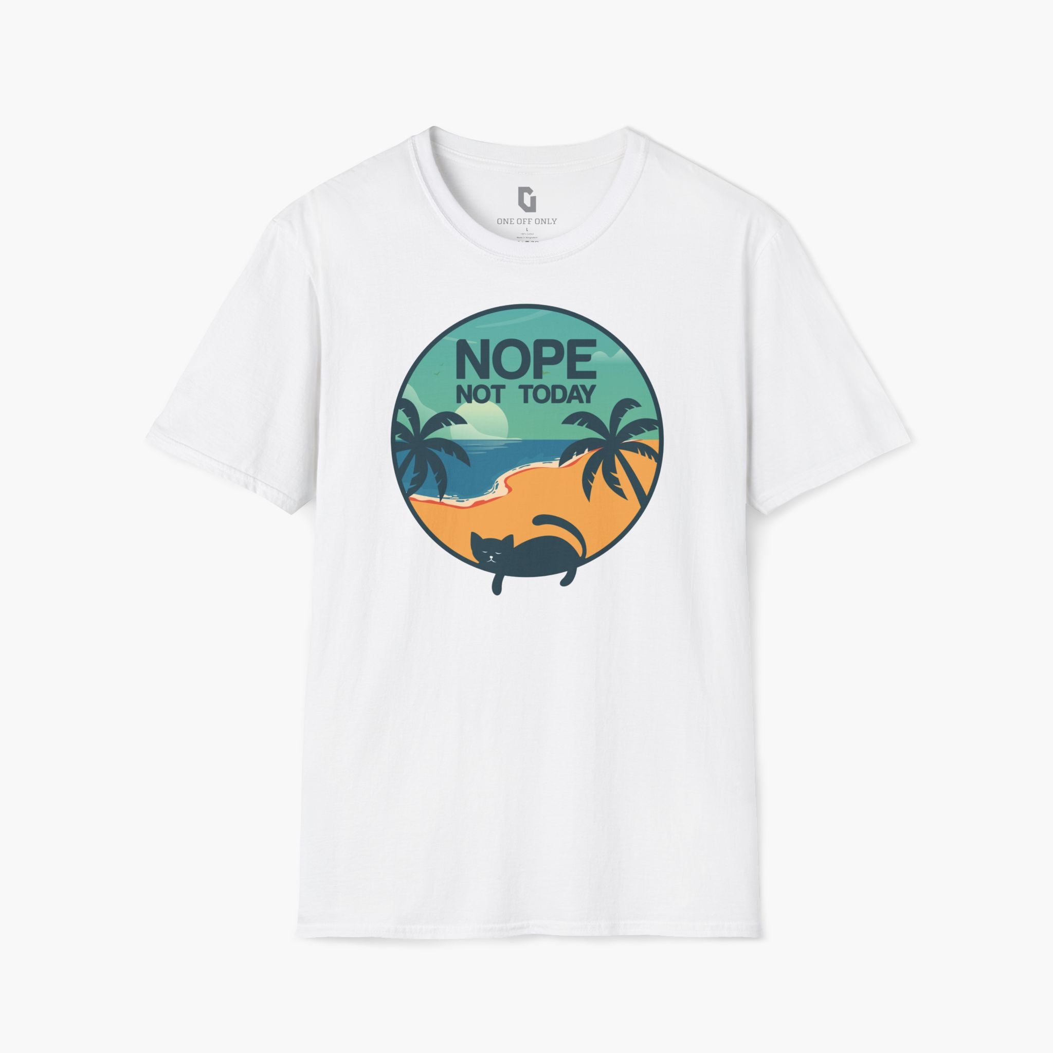 High-quality unisex tee featuring soft, pre-shrunk cotton and a minimalist print