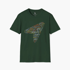 High-quality unisex tee featuring soft, pre-shrunk cotton and a minimalist print