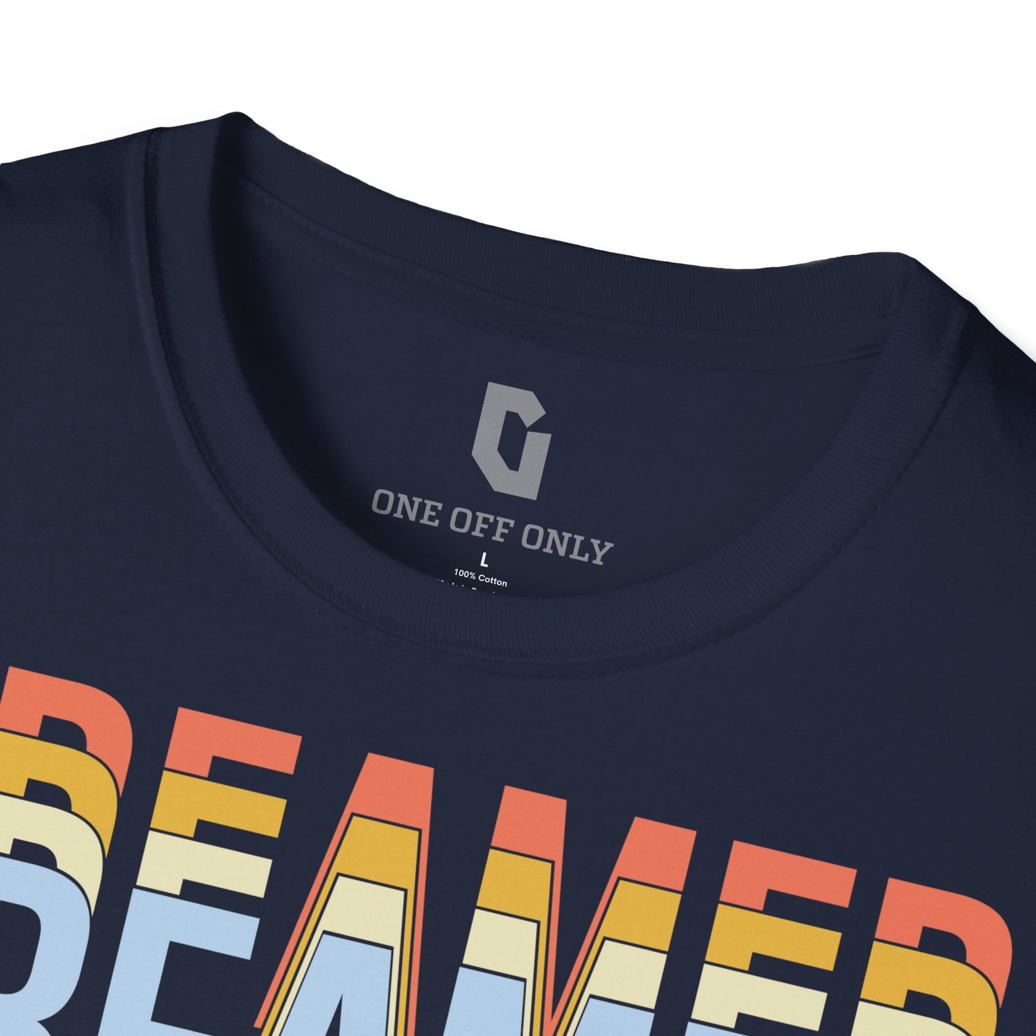High-quality unisex tee featuring soft, pre-shrunk cotton and a minimalist print