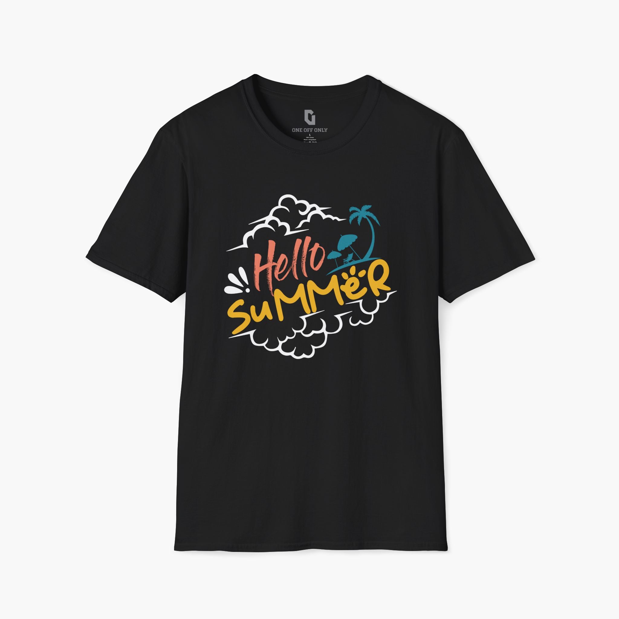 High-quality unisex tee featuring soft, pre-shrunk cotton and a minimalist print