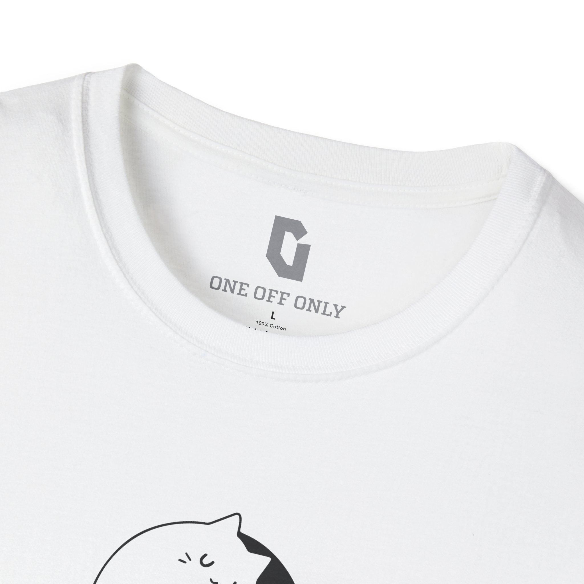 High-quality unisex tee featuring soft, pre-shrunk cotton and a minimalist print